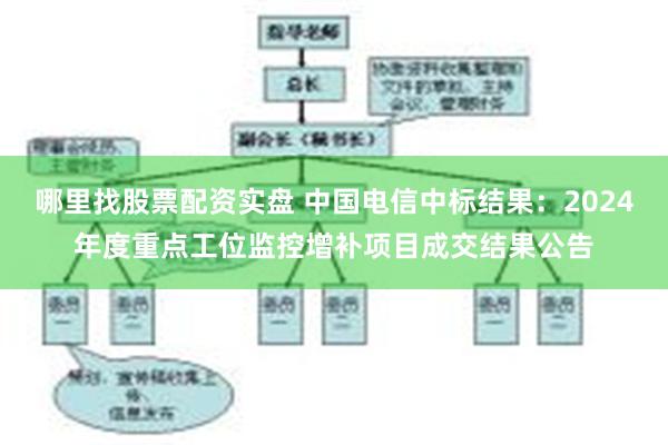 哪里找股票配资实盘 中国电信中标结果：2024年度重点工位监控增补项目成交结果公告