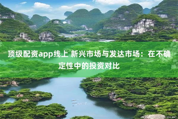 顶级配资app线上 新兴市场与发达市场：在不确定性中的投资对比