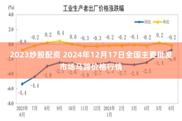 2023炒股配资 2024年12月17日全国主要批发市场马蹄价格行情