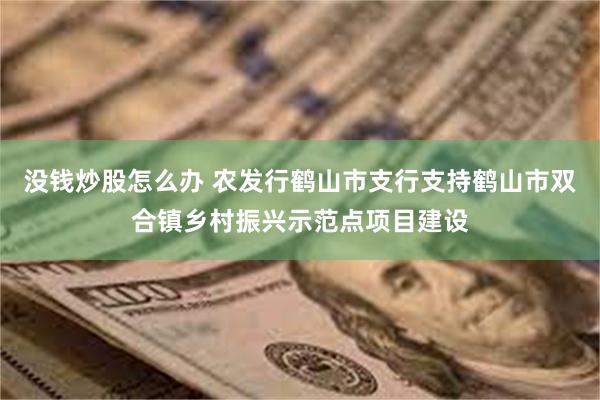 没钱炒股怎么办 农发行鹤山市支行支持鹤山市双合镇乡村振兴示范点项目建设